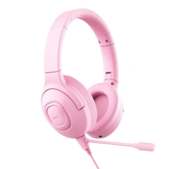 Портативні колонки та навушники - Дитячі навушники Picun Q5 провідні з мікрофоном Pink (3_01861)