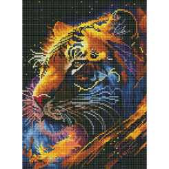 Товары для рисования - Алмазная мозаика Brushme Тигр Зодиак (DRBS53691)