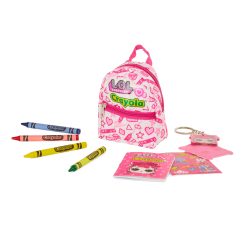 Товари для малювання - Набір для творчості Crayola Міні-рюкзак рожевий (35054-C)