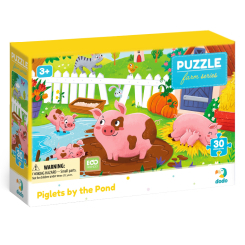 Пазлы - Пазл DoDo Поросята возле пруда 30 элементов (300682)