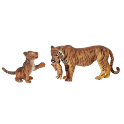 Фигурки животных - Набор фигурок Kids Team Сафари Тигрица с двумя тигрятами (Q9899-A20/2)