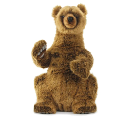 М'які тварини - М'яка іграшка Hansa Мама ведмедика грізлі 44 см (4806021972779)