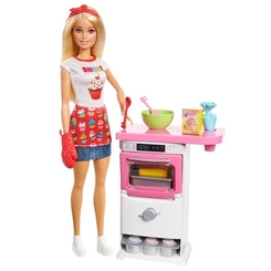 Модельные куклы - Набор Barbie Пекарь (FHP57)