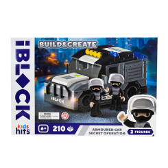 Конструктори з унікальними деталями - Конструктор IBLOCK Build & create Armoured car 210 деталей (KH42/004/4)
