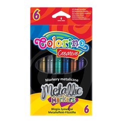 Канцтовары - Маркеры Colorino 6 цветов металлизированные (32582PTR)