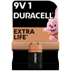 Аккумуляторы и батарейки - Батарейка алкалиновая Duracell Basic 9V 1 шт (81483681)