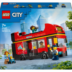 Конструктори LEGO - ​Конструктор LEGO City Червоний двоповерховий екскурсійний автобус (60407)