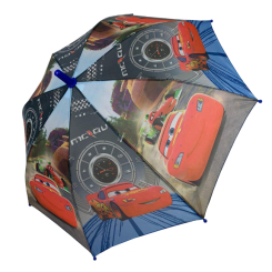 Парасольки і дощовики - Дитяча парасолька-тростина Paolo Rossi "Тачки" для хлопчика Різнобарвна 008-5