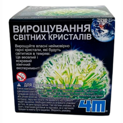 Научные игры, фокусы и опыты - Набор для опытов 4M Выращивание светящихся кристаллов (00-03918/EU/ML)