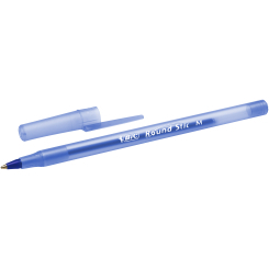 Канцтовари - Ручка кулькова BIC Round Stic синя (bc934598)