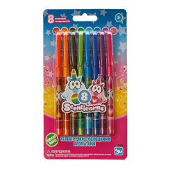 Канцтовари - Гелеві ручки Kangaru Scenticorns 8 штук ароматизовані (KN7064) (561000)