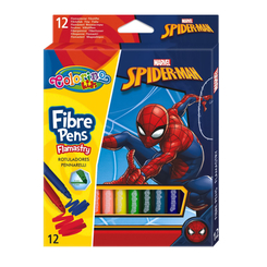 Канцтовары - Фломастеры Colorino Человек-паук 12 цветов (91871PTR) (566534)