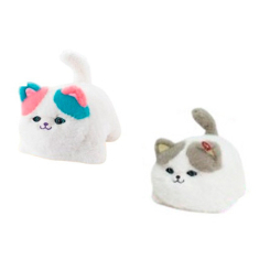 М'які тварини - Інтерактивна іграшка Qunxing toys Fluff pets Пухнастий котик в асортименті (BL-335)