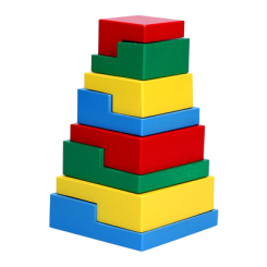 Розвивальні іграшки - Пірамідка Komarov toys Головоломка 8 елементів (A 332)