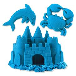 Антистресс игрушки - Кинетический песок для детского творчества Kinetic Sand Color голубой 680 г (71409B)
