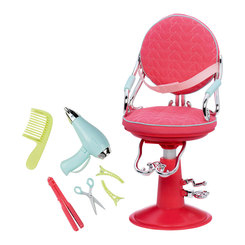 Мебель и домики - Игровой набор Our Generation Кресло для салона розовое (BD37336Z)
