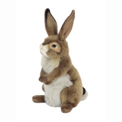 Мягкие животные - Мягкая игрушка Hansa Чернохвостый кролик Джек 36 см (4806021956366)