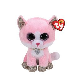 М'які тварини - М'яка іграшка TY Beanie boo's Рожеве кошеня Фіона 15 см (36366)