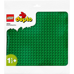 Конструктори LEGO - Конструктор LEGO DUPLO Зелена будівельна пластина (10980)