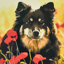 Мозаика - Алмазная картина Strateg Песик в маковом поле 30 х 30 см (4823113868970/4HEE13812) Мозаика - Алмазная картина Strateg Песик в маковом поле 30 х 30 см (4823113868970/4HEE13812)