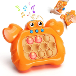 Антистресс игрушки - Портативный Детский Pop It Pro Антистресс 4 Режима + Подсветка Поп Ит SV Краб (738)