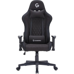 Меблі для геймерів - Ігрове крісло GamePro Size L Fabric Black (GC700FB RGB) Меблі для геймерів - Ігрове крісло GamePro Size L Fabric Black (GC700FB RGB)