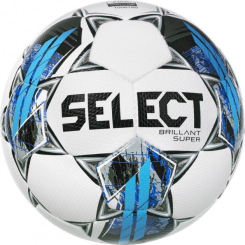 Спортивные активные игры - Мяч футбольный Select BRILLANT SUPER FIFA HS v22 бело-серый Уни 5 361591-235 5