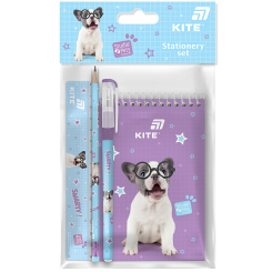 Канцелярські товари - Набір канцтоварів Kite Studio Pets 4 предмети (SP26-S03)