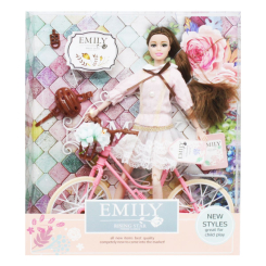 Куклы - Кукла Emily с велосипедом MiC (QJ077) (172473)