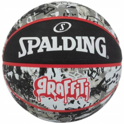 Спортивные активные игры - Мяч баскетбольный резиновый №7 SPALDING GRAFFITI Multicolor (84378Z)