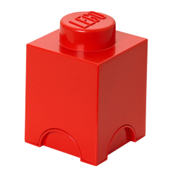 Бокси для іграшок - Бокс для зберігання LEGO Lifestyle Цеглинка 1  червоний (40011730)