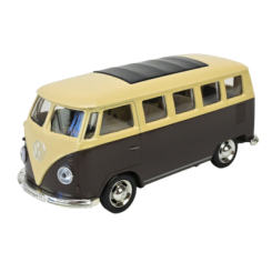 Автомодели - Автомодель Автопром Volkswagen T1 коричнево-бежевая (4387/2)