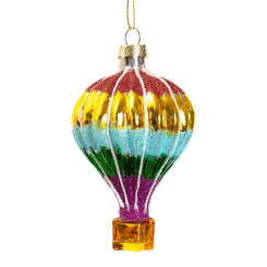 Аксессуары для праздников - Новогодняя подвеска Elisey Воздушный шар 11 см Разноцветный (025NB) (MR61927)