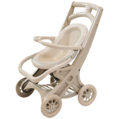 Транспорт і улюбленці - Візок для ляльок Doloni з шезлонгом бежевий (0122/02eco)