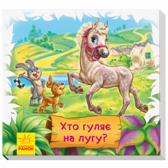 Дитячі книги - Книжка-килимок «Дивись та вчись. Хто гуляє на лугу?» Геннадій Меламед (9789667498573)