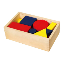 Розвивальні іграшки - Набір для навчання Viga Toys Логічні блоки (56164U)