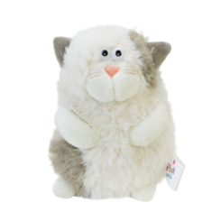 М'які тварини - М'яка іграшка Plush and Co Котик білий з сірими вушками 13 см (PLC25015/4)