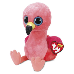 Мягкие животные - Мягкая игрушка TY Beanie Boo's Фламинго Хильда 25 см (37262)