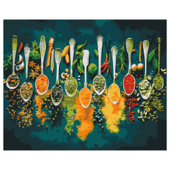 Товари для малювання - Картина за номерами Brushme Пряні спеції (BS52897)
