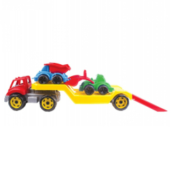 Машинки для малышей - ​Игровой набор Technok Автовоз со стройплощадкой (3930)