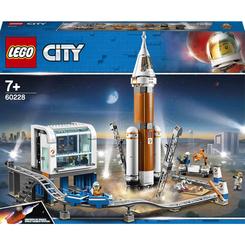 Уцінені іграшки - Уцінка! Конструктор LEGO City Ракета і пульт керування запуску у космос (60228)