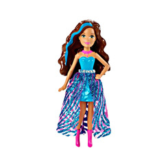 Ляльки - Лялька міні з мультфільму Рок-принцеса Брюнетка в синій сукні Barbie (CKB72 / CKB74) (CKB72/CKB74)