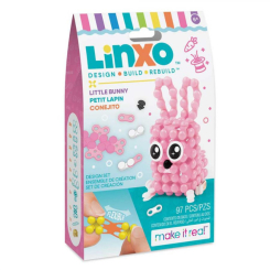 Набори для творчості - Набір для виготовлення брелоків Make it Real Linxo Звірята Кролик (MR6101/1)