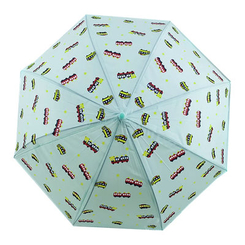 Зонты и дождевики - Зонтик Shantou Jinxing Городской транспорт со свистком бирюзовый (UM5492-3)