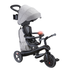 Велосипеди - Велосипед Globber Explorer trike Deluxe play 4 в 1 чорно-сірий (636-120)