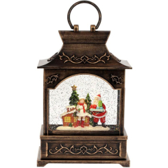 Аксесуари для свят - Ліхтар для декору Santa Gifts BonaDi DP186345