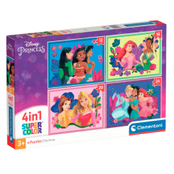 Пазлы - Пазл Clementoni Princess 4 в 1 (8005125215171) Пазлы - Пазл Clementoni Princess 4 в 1 (8005125215171)