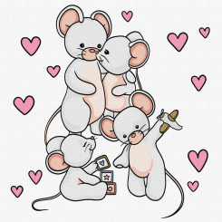 Товари для малювання - Картина за номерами Ідейка Щаслива сім'я 25 х 25 см (KHO6147) Товари для малювання - Картина за номерами Ідейка Щаслива сім'я 25 х 25 см (KHO6147)