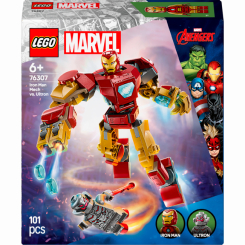Конструкторы LEGO - Конструктор LEGO Marvel Робот Железного Человека против Альтрона (76307)