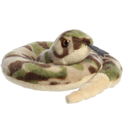 Мягкие животные - Мягкая игрушка Aurora Змея гремучая зеленая 15 см (190558C)